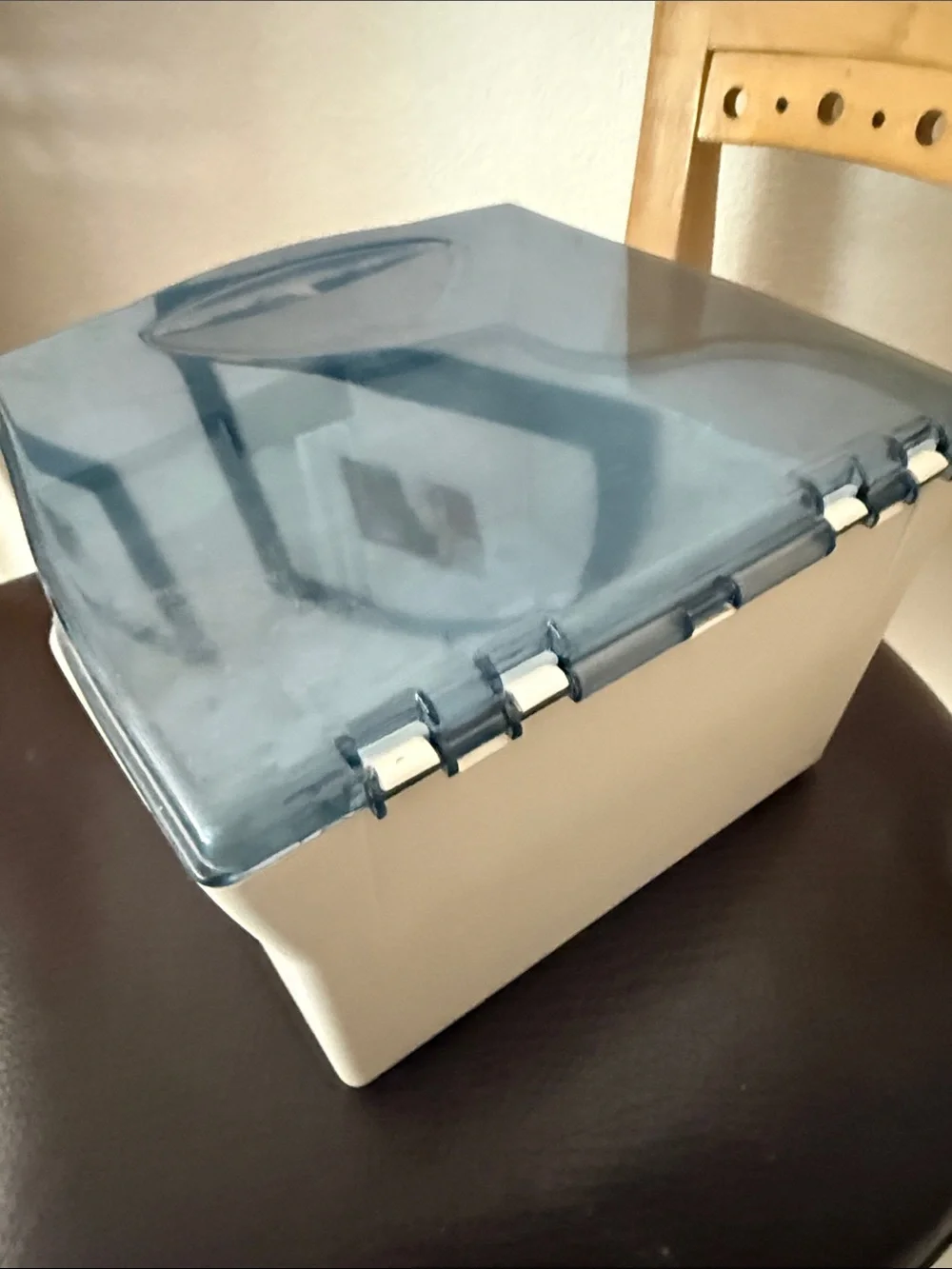 Blue & White Home Storage Organizer Box